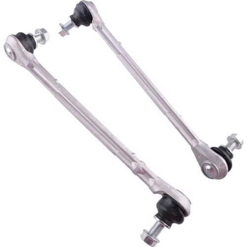 Car Front Left & Right Suspension Front Stabilizer Bar Link Silver Metal fit for Benz W204 X204 C300 C350 2043200789 2043202289