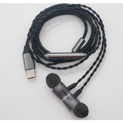 Diy earphone type-c plug Tri-band equalization