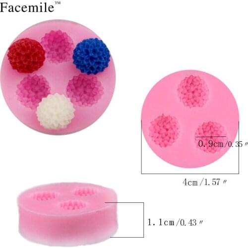3D flowers shape silicone cake decorating tool Jelly Pudding Mold Eco-Friendly fondant decorating kitchen accessories DIY 50-51