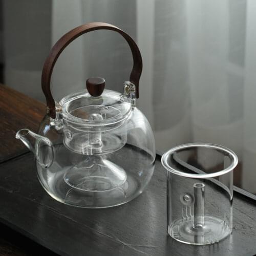 Glass Steaming Teapot Electric Ceramic Stove Heat Resistant Teapot Pot Tea Boiling Milk Oolong Tea Tetera Chinese Tea EI50TP