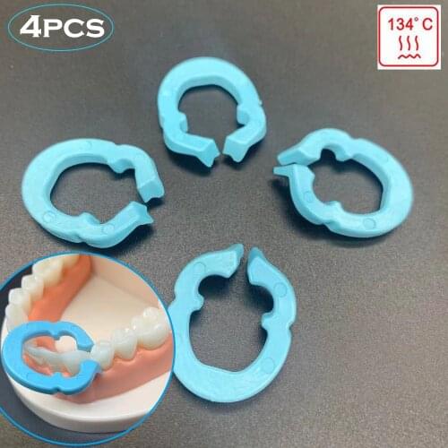 4Pcs Dental Lab Instrument Dental Resin Clamping/Seperating Ring Dentist Tools Autoclavable