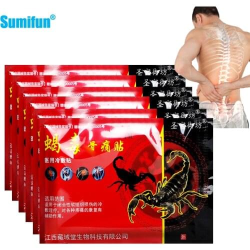 48Pcs Scorpion Venom Balm Plaster Pain Relief Patch For Knee Back Muscle Arthritis Joint Pain Body Massage Chinese Medical Patch