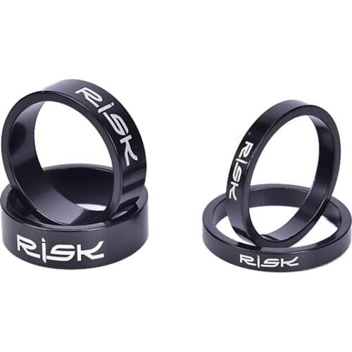 5/10mm Adjustment Aluminum Alloy Bike Bicycle Fork Washer Stem Headset Spacers Raise Handlebar Ring Cycling Accessories