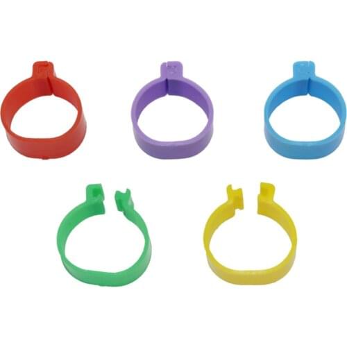 500 PCS Poultry Foot ring chicken Birds Quail Chick Duckling Pigeon 1.6 cm Inner Diameter Recognition foot ring Chicken tools
