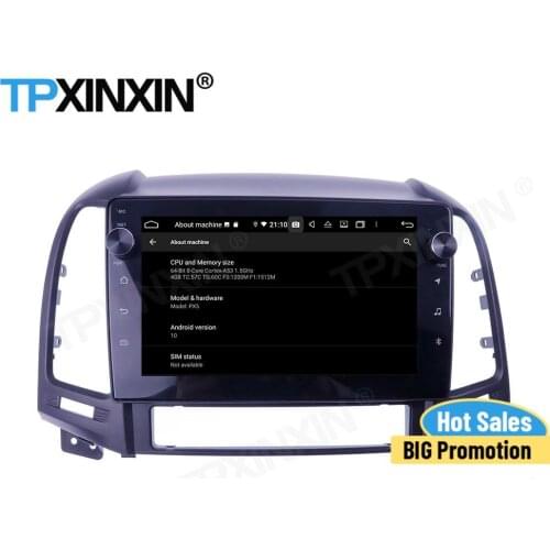 Carplay Car Radio 2 Din Stereo Screen Android For Hyundai Santa FE IX45 2006 2007 2008 2009 2010 2011 2012 GPS Player Audio Unit