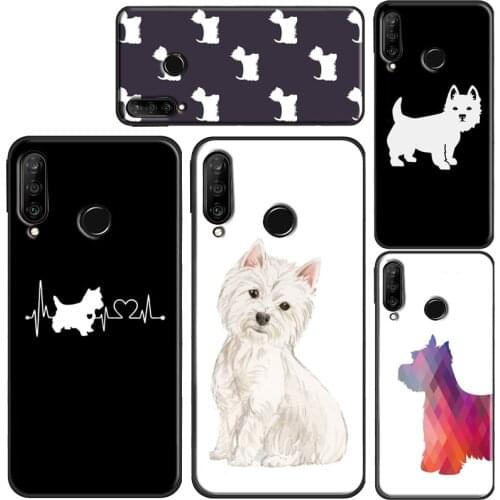 West Highland Terrier Westie TPU Case For Huawei P30 P10 P40 P20 Lite Mate 20 10 30 Pro P Smart 2019 Z Cover