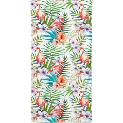 Flowering and Colorful Beach Towels Turkish Cotton Printed Velvet Quick Drying Absorbent Lounger Bathroom Pool For Swimming