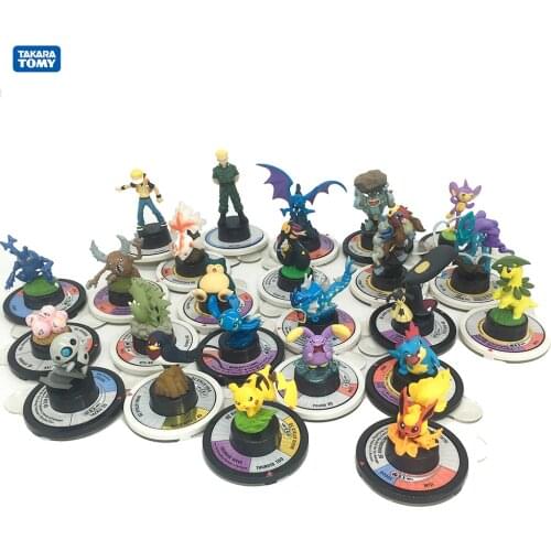 Japan Anime Figure Takara Tomy Toy Pokemon Monster Collectible Action Figures War Chess Board Game Model for Children