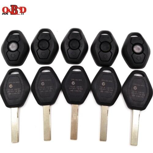 HKOBDII A+ Quality 3 button Uncut Remote Car Key Case Shell For BMW 3 5 7 Series 325 325i 325ci 330 330i 525 525i X5 X3 Z3 Z4