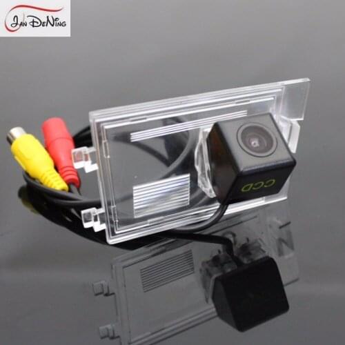 JanDeNing HD CCD Car Rear View Parking/ Backup Reverse Camera/License Plate Light OEM WaterProof For Jeep Compass 2011-2015