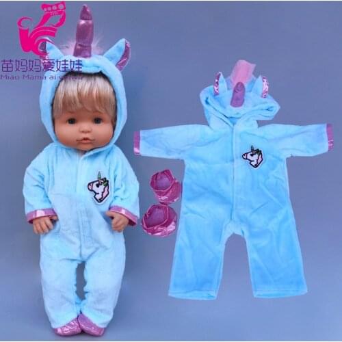 Doll rompers for 42cm Nenuco unicorn clothes Ropa y su Hermanita doll accessories