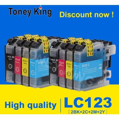 LC121 LC123 XL Compatible Ink Cartridge for Brother J6520DW DCP-J4110DW J132W J152W J552DW J752DW J172W Printer Cartridges