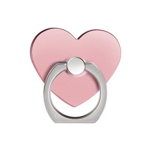 Hot Sales Universal Finger Phone Ring Mobile Phone Holder Ring Stand Unique Heart-shaped Pattern Smartphone Rings Support