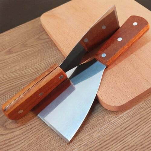 New Stainless Steel Spatulas Dough Cutter Spatula Potato knife Steak Shovel Salad Scraper Chopper for Pizza Cake BBQ Baking Tool