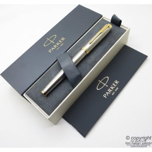 Parker IM Brushed Golden Fountain Pen | İsme Special Pen