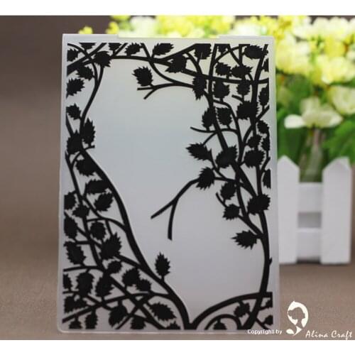 AlinaCraft PLASTIC EMBOSSING FOLDER Siberian cocklebur DIY scrapbook album card gift decoration cutting dies paper craft making