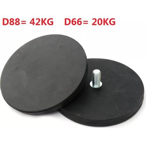 40KG D88 / 20KG D66 Rubber Magnet Car light base Offroad lamp Mounting bracket Stand for 4x4 Spotlight Led light bar Headlights