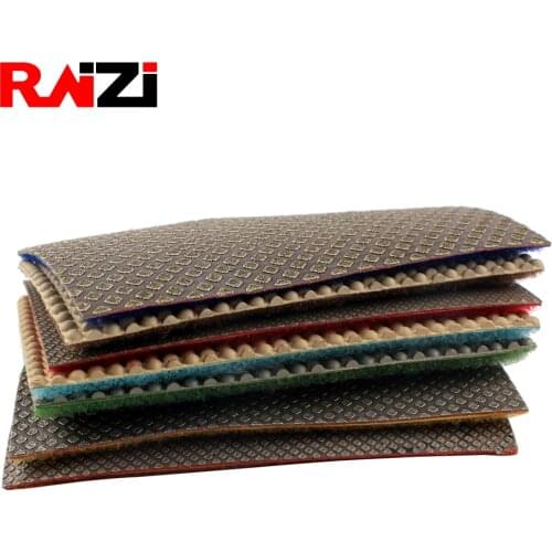 Raizi Electroplated/Resin Flexible Diamond Hand Polishing Sheet Sanding Screen For Granite Marble Stone Grit 60-3000 sanding pad