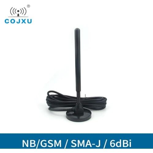 SMA-J Wifi Antenna NB GSM 3G High Gain 6dBi TXGN-TB-300 Magnetic Base Feeder External Cable Sucker Omnidirectional Wifi Aerial
