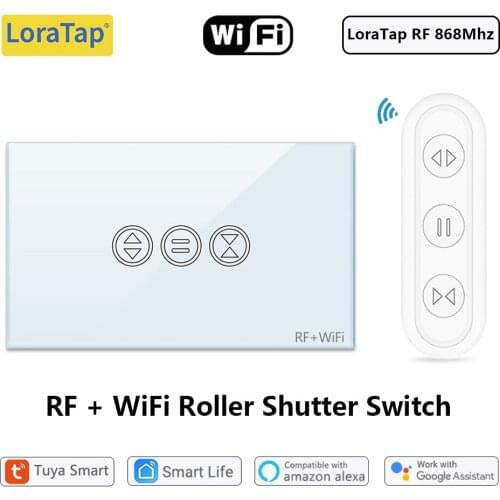Tuya Smart Life RF WiFi Curtain Switch Gewiss with Remote for Electric Motorized Roller Blind Google Home Aelxa DIY Smart Home