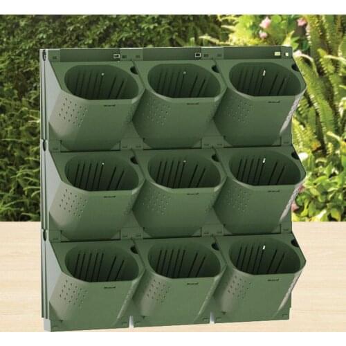 Outdoor Wall Mounted Three-dimensional Greening Plant Flower Pot Container Box