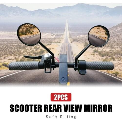 2 PCS Rearview Mirrors Rear View Glass for Xiaomi Mijia M365 Electric Scooter Bike Bicycle Mirror