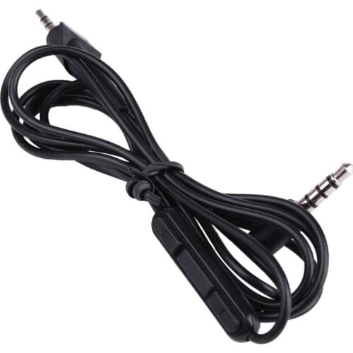 100Pcs/Lot Replacement Cable With Mic Audio Cord Earphone Wire Replacement For AE2 AE2i AE2w Headphone