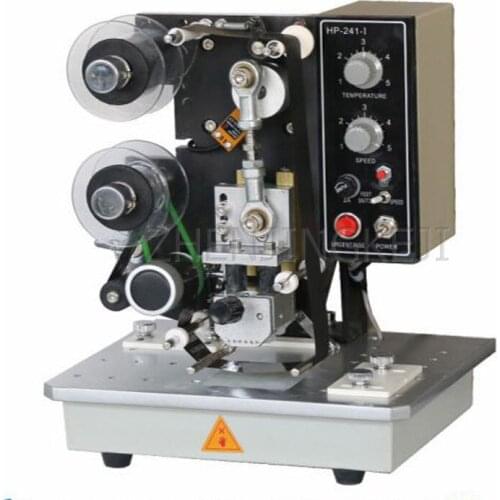 220V Automatic Coding Machine Small Electric Produce Date Ribbon Code Tool Unidirectional Print Replace Word Can Do Delay Pedal