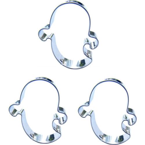 Ghost shape 4 piece biscuit cutting molds, baking tools, cake decorating soft candy tools