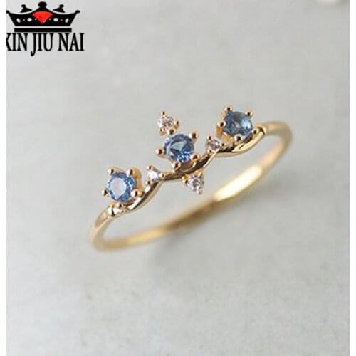 925anillos Silver "Imperial Serenade" Aquamarine Ring Retro Small Crown Ladies Elegant Internet Sensation 14k Gold Jewelry