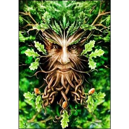5d DIY Diamond Painting Full Square Drill Plant Woodsprites Elf Tree Picture Mosaic Diamond Crystal Embroidery Cross Stitch Kits
