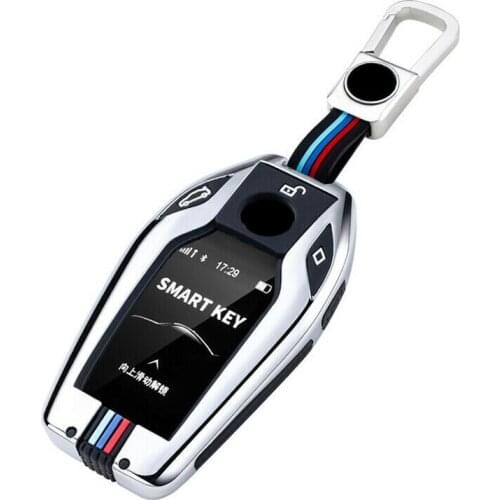 Galvanized Alloy Car Key Case Cover Smart Key Fob Case Cover Shell Fob For BMW 7 Series 5 Series G30 X3 I8 730Li X5 740