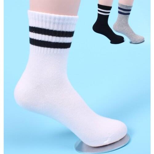 CHILDREN WIT 3 pairs / lot children socks spring&autumn stripe cotton children socks for boys socks 4-10 year kids socks