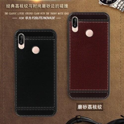 For Huawei Nova 3E Case ANE-AL00 P20 Lite 5.84 Inch Black Red Blue Pink Brown 5 Style Fashion Mobile Phone Cover