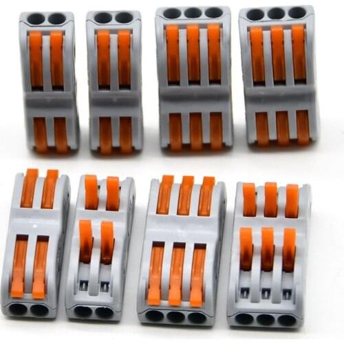 Electrical Cable Wire Connector Push-in Terminal Block