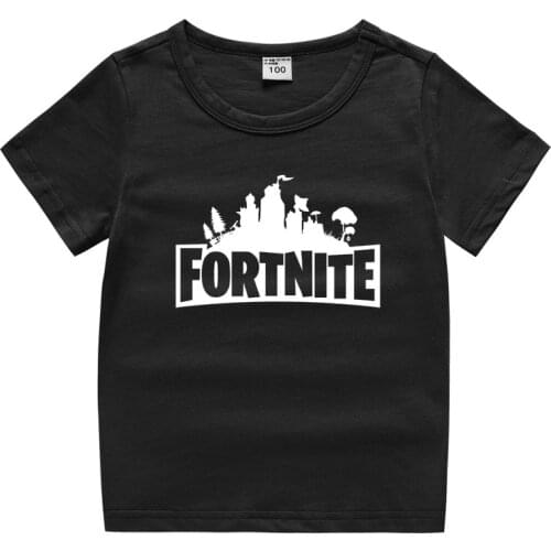 Fortnite Childrens Summer Short-sleeved T-shirt Kids Baby Boys Bottoming Clothes Tshirt Fashion Cotton Infant Girls Tee Tops