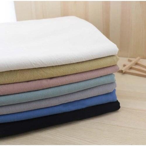 50*72cm Plain colour Nogi Wild kapok washing Cotton Yarn-dyed fabric handwork Manual cloth fabric cloth dyeing DIY patchwork