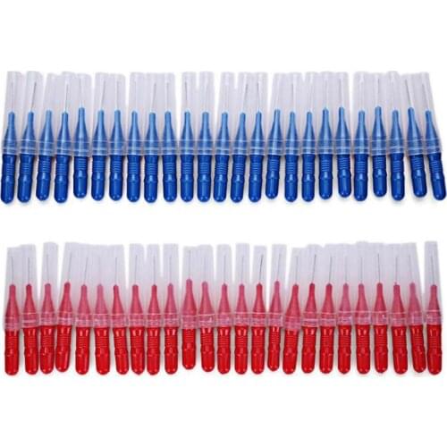 2.5MM 50Pcs/Set Brushing Teeth Crevice Between Teeth Toothbrush Cleaning Tool Teeth Care Dental Interdental Brush