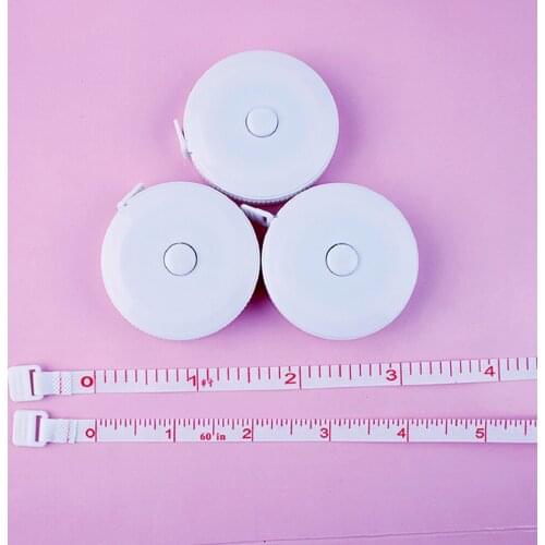 Tape Measuring Tool 60inch Body Tailor Tape Ruler Measure For Sewing Tailor Fabric Measurements Tape Retractable Home Tape Ruler