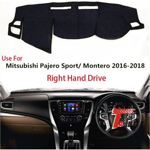 TAIJS Factory Classic Polyester Fibre Car Dashboard Cover For Mitsubishi Pajero Sport/Montero 2016 2017 2018 Right Hand drive
