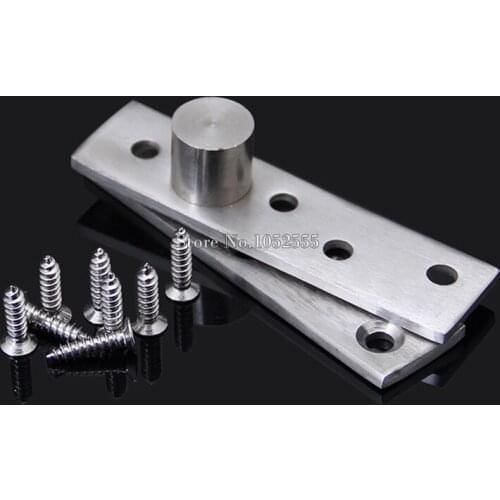 HOT 2PCS/lot 100*25*4.0mm Stainless Steel Door Pivot Hinges Furniture Fittings 360 Degree Rotation Install up and down K188