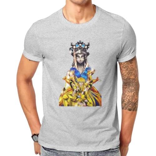 Men Knight of Zodiacs (4) Anime Gold Saint Casual Graphic Classic Hot Sale Top shirt