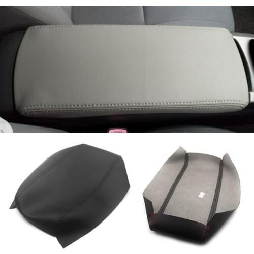 Soft Leather Armrest Cover For Toyota Prius 2004 2005 2006 2007 2008 2009 Car Center Control Armrest Box Skin Cover Sticker Trim