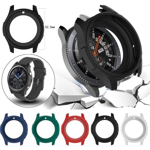 Soft Silicone Screen Protector Case for Samsung Galaxy Watch 42mm/46mm Cover TPU Bumper for Gear S3 Frontier Protect Shell