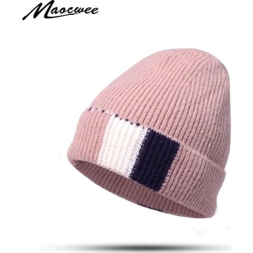 New Winter And Autumn Beanies Hats Mens Womens Solid Color Hedging Cap Outdoor Sports Thick Windproof Soft Fashion Beanie Hat