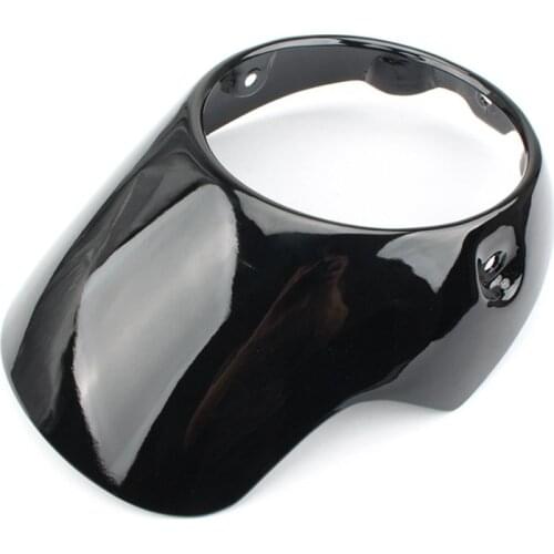 Motorcycle Headlight Fairing Mask Cowl for Triumph BONNEVILLE T100 T120 SE Thruxton 900 Scrambler 2001-2019 Gloss Black