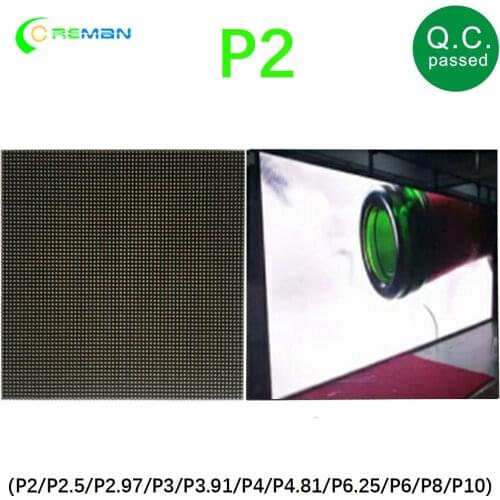 64x64 P2 indoor smd1515 1/32scan full color led module panel 128X128mm 1600 P2 indoor matrix rgb color smd board flexible unit