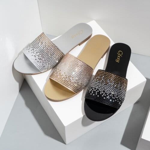 Womens Slippers Flat Shoes for Shoe Decorations Sandals Ladies 2021 Summer Comfortable Woman Flip Flops Spring Fashion Slipers