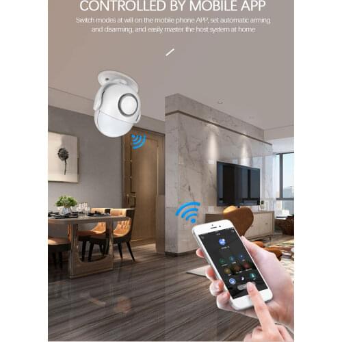 EU Tuya Smart Home Security WIFI Alarm System Works With Alexa 125dB PIR Detector Door/Window Sensor Wireless App Burglar