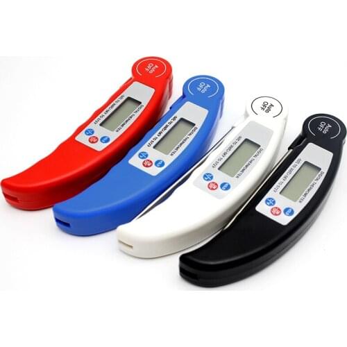 BBQ Thermometer Foldable Thermometer With Digital Food Oven Thermometer Milk And Liquid Probe Kitchen Tool Automatic Shutdown